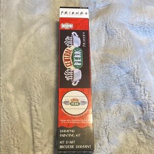 FRIENDS Central Perk Diamond Painting Kit - Red, Green, White